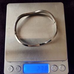 Bracelet 925. Silver Made In Mexico. Adults Sz. 