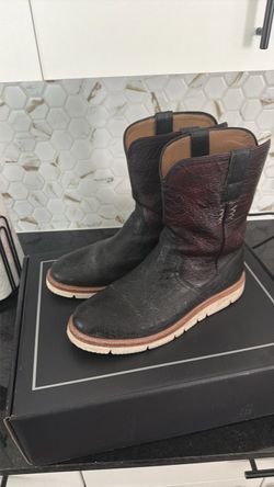 Lucchese soft ostrich boots size 10