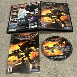 Shadow the Hedgehog (Sony PlayStation 2, 2005) PS2 Complete CIB Black Label