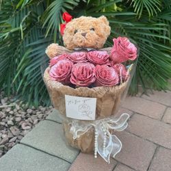 Teddy Beach Flower Bouquet 