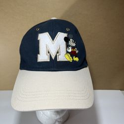 Vintage Disney Parks Mickey Mouse Strapback Hat