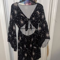 Moon, Sun, Star Dress