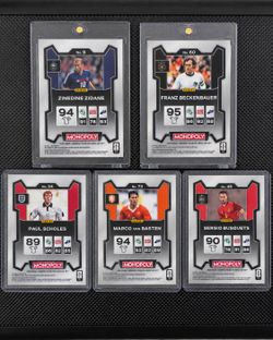 2026 Panini Prizm Monopoly FIFA World Cup Soccer Legends 5 Card Lot