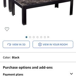 3pc Coffee Table 