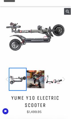 Yume y10 electric scooter