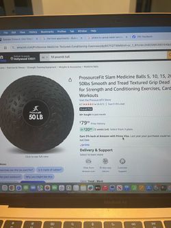 Medicine ball 50 pounds