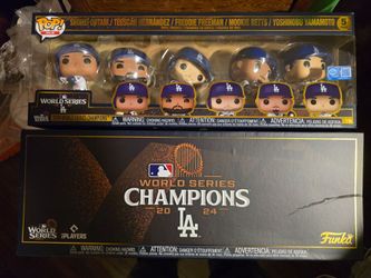 Funko Pop Los Angeles Dodgers 2024 World Series Champions.