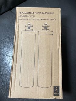 Replacement Filter Cartridges for Black Berkey Elements 2-Pack 3000 gal