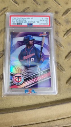 2022 Bowman Best Bryan Acuna PSA GRADED 10