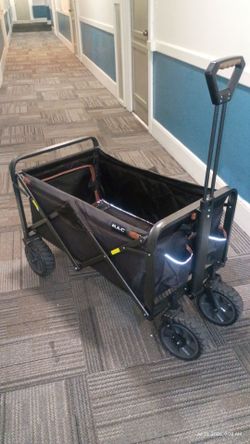 Mac Sports Heavy Duty Easy-fold, Steel Frame, Back Unzips for Longer Cargo, Inside Zipper Pocket, All-terrain Wheels, Maximum Load 350 lbs.
NEW!