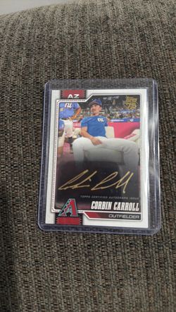2026 Topps Update Series Corbin Carroll GOLDEN MIRROR SSP Auto #314 AZ Diamondbacks