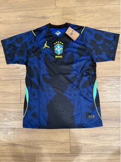 Brazil World Cup Jordan Blue Jersey, s to 5xl