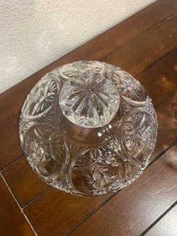 Vintage Crystal Candy Dish $16