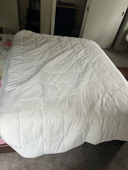 Queen Mattress Pad Pillow -  Quilted Fitted Mattress Protector