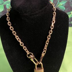 Louis Vuitton Combination padlock Necklace 