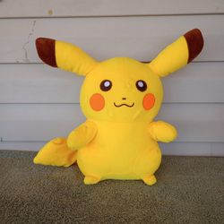12” large pikachu stuffed animal