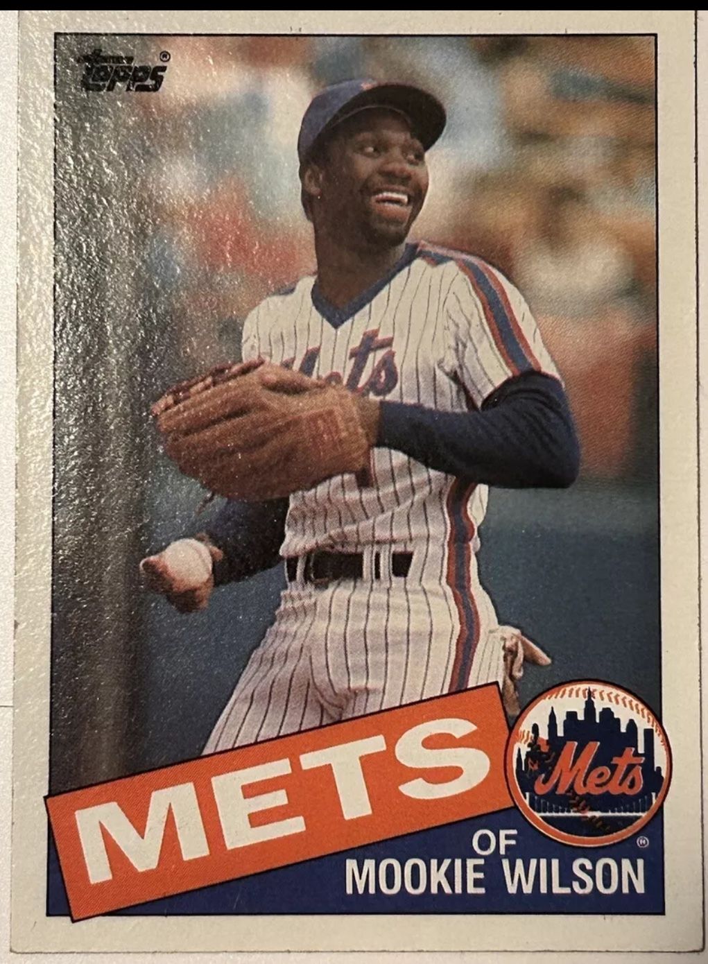 *GREAT CONDITION* Mookie Wilson 1984 Card