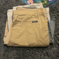 4 Shorts Bundle Neon Blue, Dickies, Echo Unltd