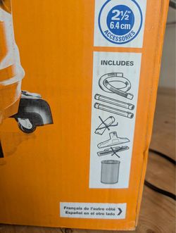 ⚠️ Missing attachments/accessories shown in product photo ⚠️  RIDGID 14 Gal. 6.0 Peak HP NXT Shop Vacuum Wet Dry Vac HD1400