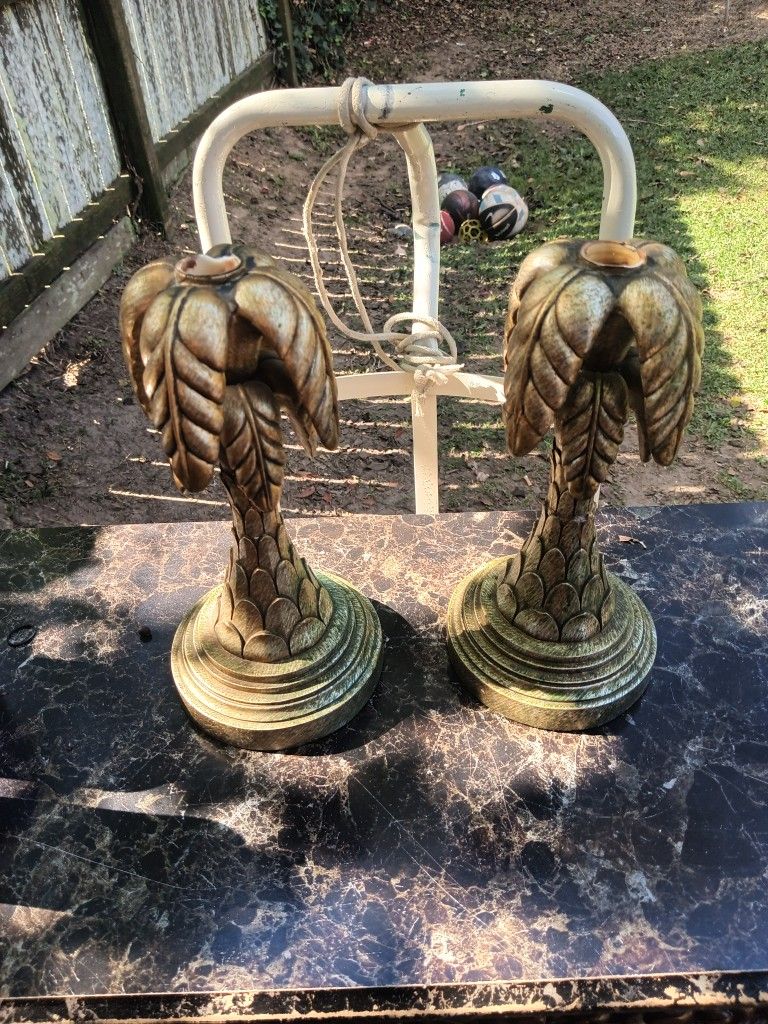 SET of 2 Candle Holders For Sale