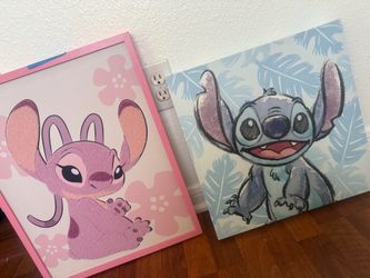 Stitch & Angel Canvas