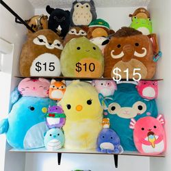 Squishmallow never play with seat in shelf please ask for proce if intrested