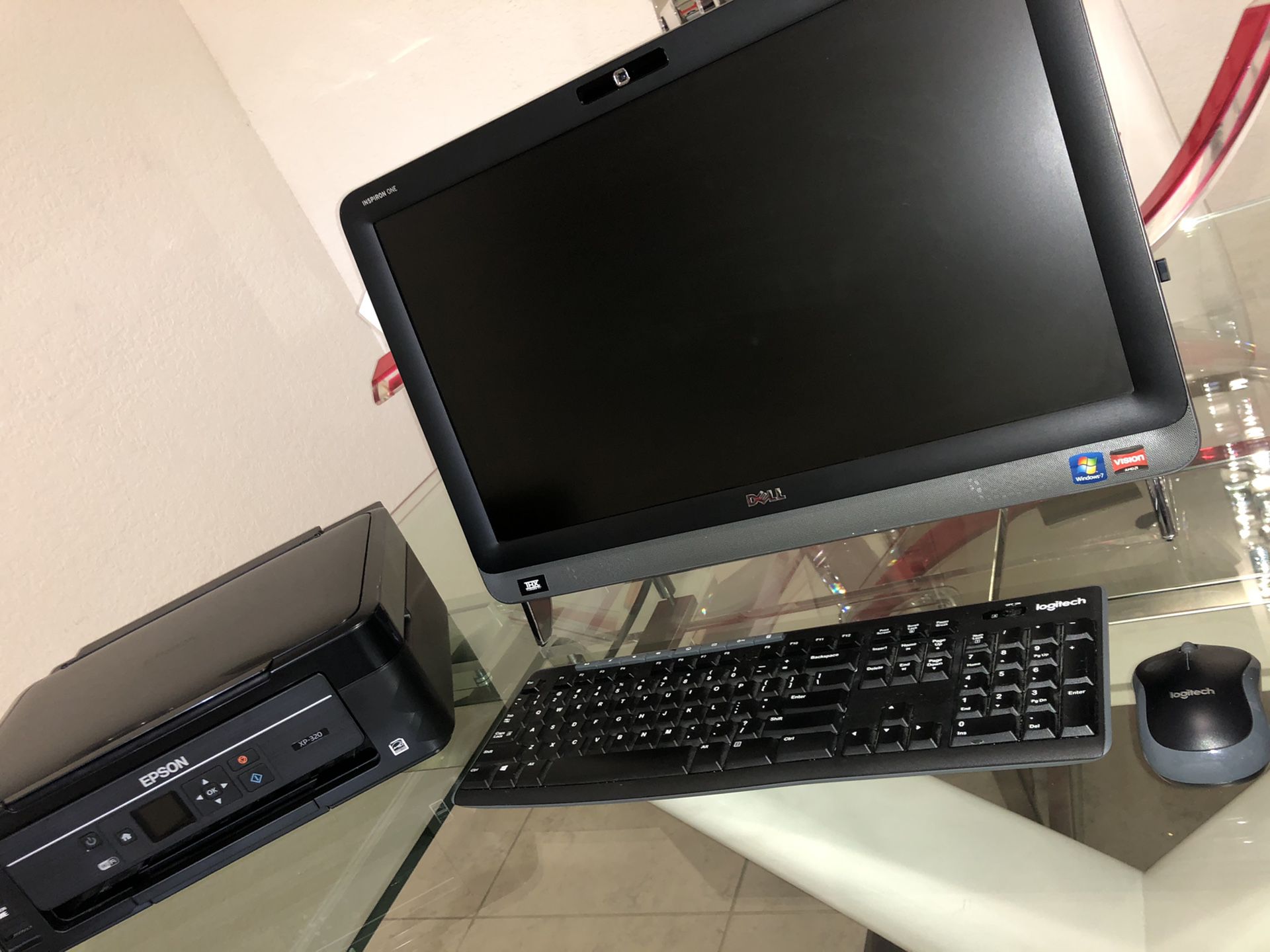 Computer with printer
