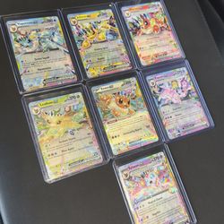 Pokemon Cards Eeveelution EX Bundle