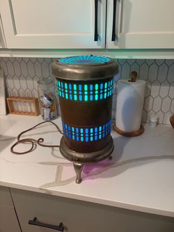 Vintage Electric Heater Converted to Table Lamp