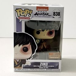 Zuko Funko Pop Box Lunch Exclusive GITD