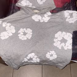 Gray Denim Tears Hoodie