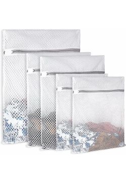 Mesh Laundry Bags for Delicates,Durable Zipper Wash Bags for Delicates, Lingerie, Bras, Underwear, Baby Clothes - Protect Garments in Washing Machine,