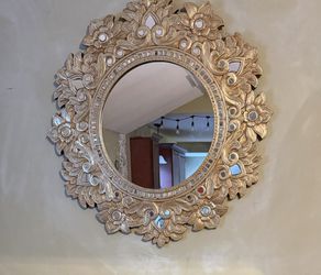 Pier One Imports Decorative Gold Mirror