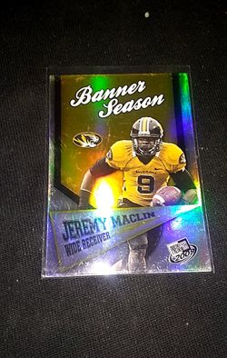 Mizzou football card