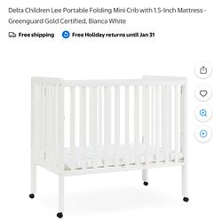 Folding Mini Crib