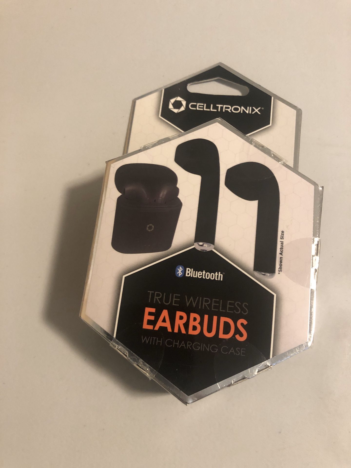 Brand new True wireless earbuds with charging case