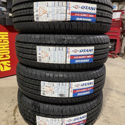 (4) - 215/60/17 Otani SA1000 All Season Tires
