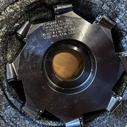 Cnc mill machine shop 2 Kennametal shell Mill Face Mill R1605 Inserts 8 flute (Daisy Shell Mill) Machine Shop Tools