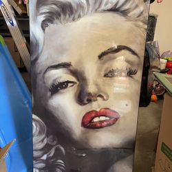 Marilyn Monroe Painting Print