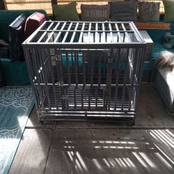 Heavy Duty Animal Cage On Wheels/42c30.5x37 Inches 