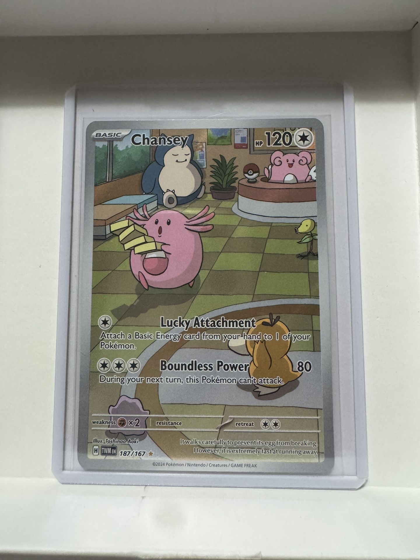 Chansey illustration rare from twilight masquerade