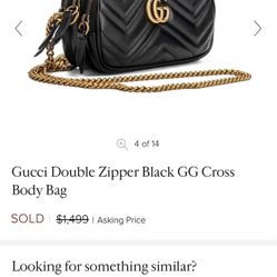 Gucci Double Zipper Bag 