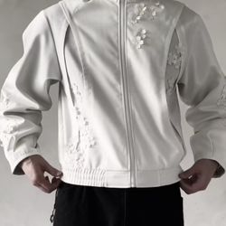 Junalyx White blossum jacket resell