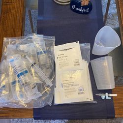 Feeding Syringes, Gauze Pads, Fluid Cups