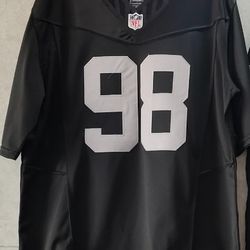 RAIDERS #98 CROSBY JERSEY