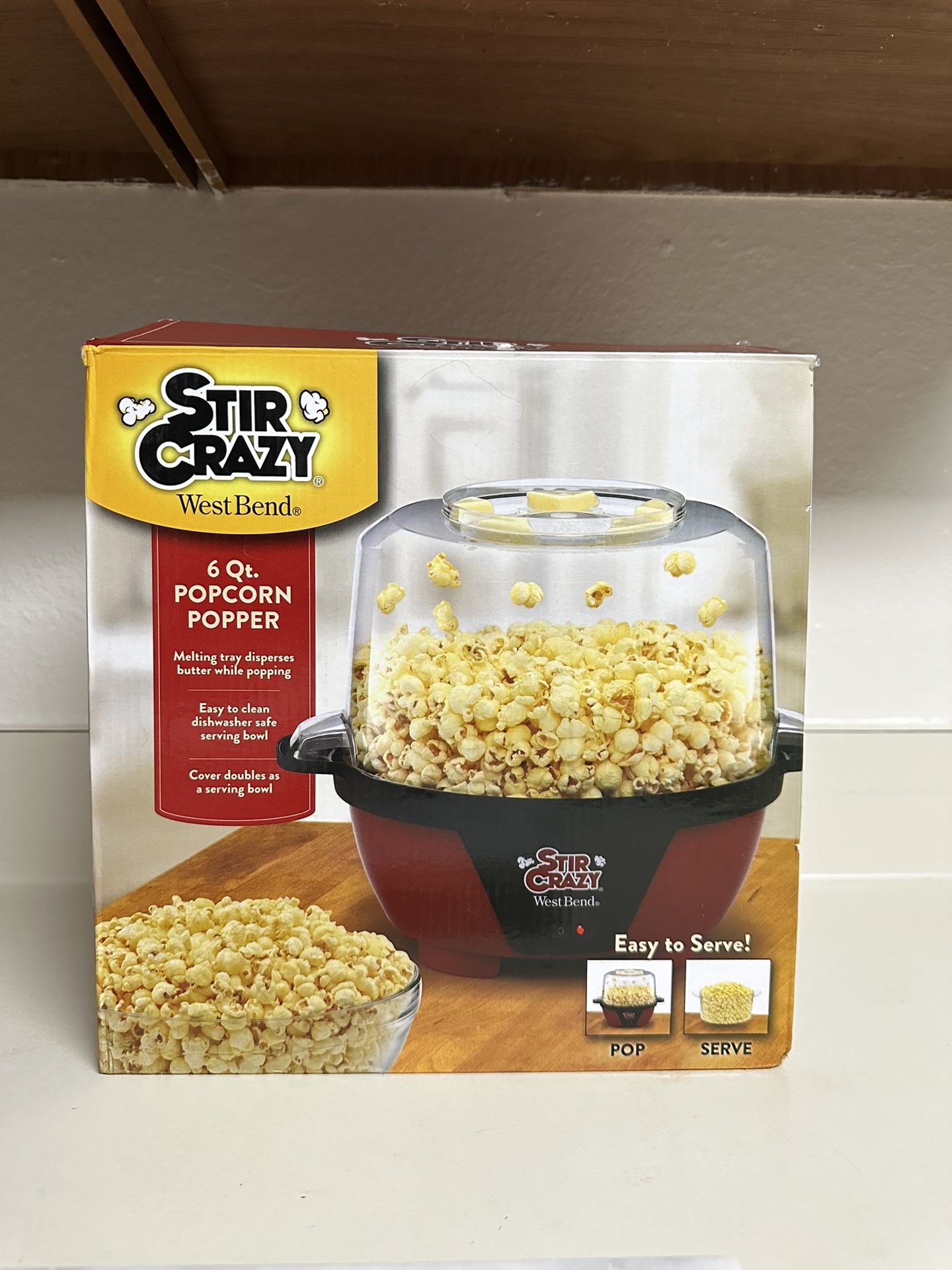 Stir Crazy Popcorn Machine