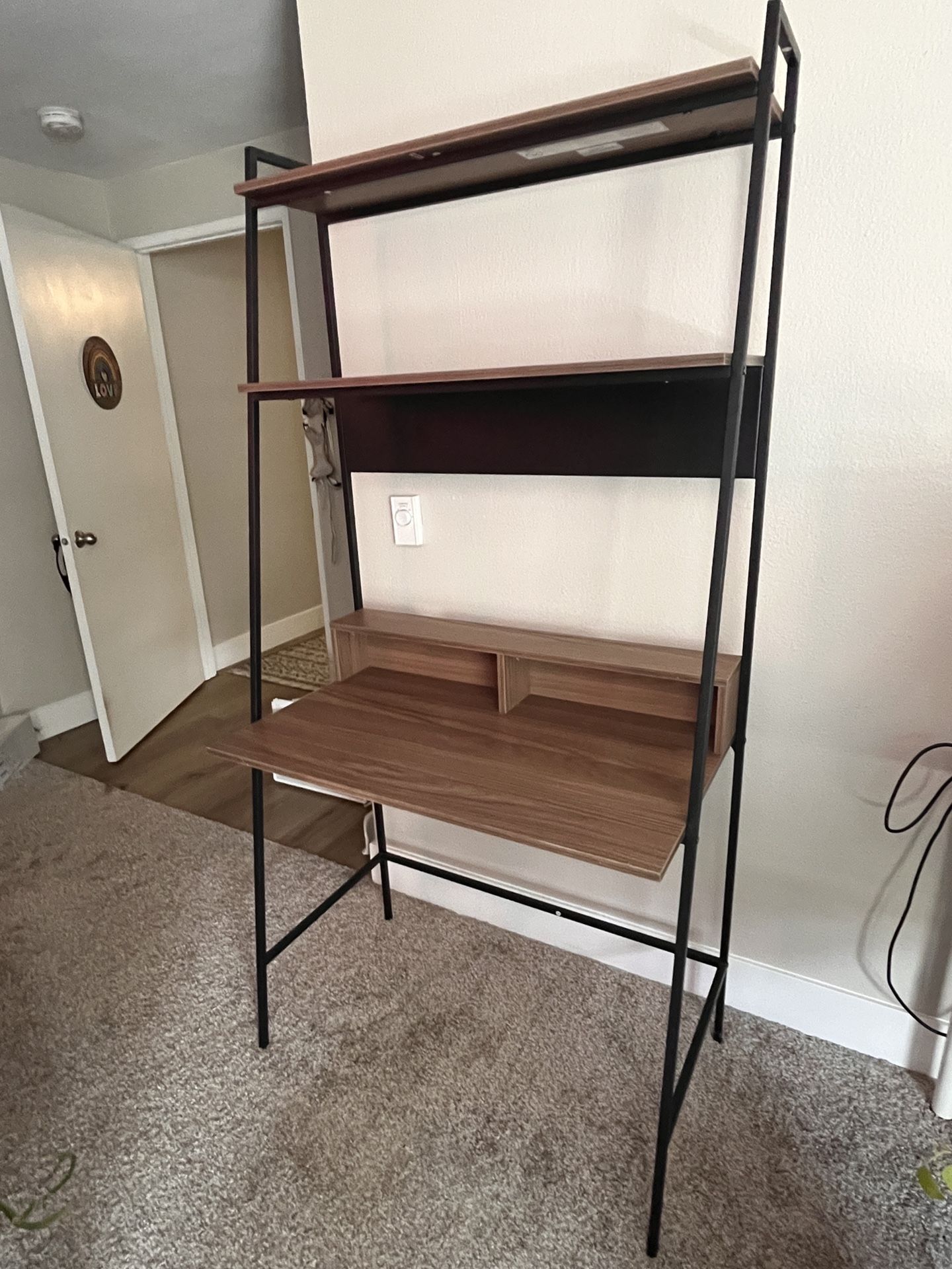 Desk With Shelves