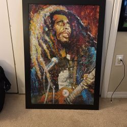 Bob Marley Framed Painting