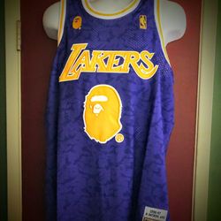 Los Angeles Lakers #93 A Bathing Ape NBA Basketball Jersey -S.M.L.XL.2X