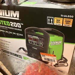 Brand New Welder, Matching Helmet & Welder Sticks